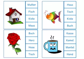 Vorschau - Spiele - Lesetest: 19. Klammerkarten - Welches Reimwort passt? - Seite 2