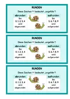 Vorschau - Poster - Runden, Quersumme, Punkt- vor- Strich- Rechnung, Primzahlen. Merkkarte - Seite 1