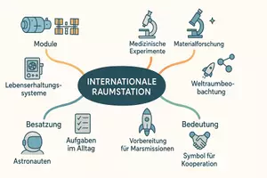 Vorschau - Arbeitsblätter - Arbeitsblätter zum Thema "Internationale Raumstation" + Lösung & MP3 + Mindmap + Infografik - Seite 2