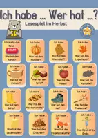 Vorschau - Arbeitsblätter - Materialpaket Herbst Deutsch und Kunst - Seite 1