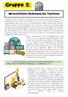 Vorschau - Arbeitsblätter - Tourismus Gruppenarbeit: Wirtschaft, Umwelt & Nachhaltigkeit - Seite 3