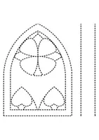 Vorschau - Arbeitsblätter - Prickelbilder / Fensterbilder Thema Kirchenfenster - Grundschule - Bastelvorlagen - Seite 3