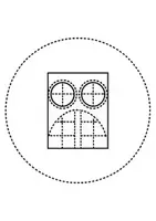 Vorschau - Mal- und Bastelvorlagen - runde Prickelbilder / Fensterbilder Thema Kirchenfenster - Grundschule - Bastelvorlagen - Seite 3