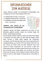Vorschau - Aufgabenkarten - Tandem Activity Englisch: forms of be (positive, negative, questions) - Seite 1