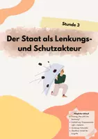 Vorschau - Stundenentwürfe - Der Staat als Lenkungs- & Schutzakteur (Gruppenpuzzle + Debatte) - Deckblatt