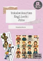 Vorschau - Bildkarten - Vokabulary picture cards: Jobs - Deckblatt
