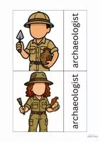 Vorschau - Bildkarten - Vokabulary picture cards: Jobs - Seite 2