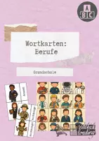 Vorschau - Bildkarten - Wort- und Bildkarten zu verschiedenen Berufen - Deckblatt