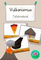 Vorschau - Bildkarten - Vulkane - anschauliches Tafelmaterial - Deckblatt