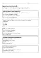 anteprima - Quiz - Quiz: La deriva continentale (la Pangea e la Panthalassa) - Pagina 1
