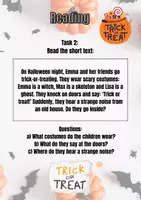 Vorschau - Arbeitsblätter - Halloween worksheet - Englisch Klasse 6-8 - Seite 2