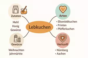 Vorschau - Arbeitsblätter - Arbeitsblätter zum Thema "Lebkuchen" + Lösung & MP3 + Mindmap + Infografik - Seite 2