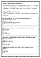 anteprima - Esercizi - Sintassi italiana: esercizi sulle frasi complesse - Pagina 1
