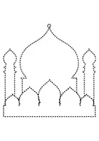 Vorschau - Arbeitsblätter - Prickelbilder / Fensterbilder PAKET Thema Moscheen - Grundschule - Bastelvorlagen - Seite 2