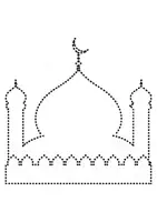 Vorschau - Arbeitsblätter - Prickelbilder / Fensterbilder Thema Moscheen - Grundschule - Bastelvorlagen - Seite 3