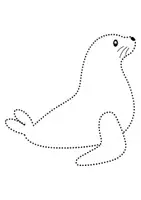 Vorschau - Mal- und Bastelvorlagen - Prickelbilder / Fensterbilder Thema Seehunde - Grundschule - Bastelvorlagen - Seite 3