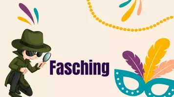 Vorschau - Präsentationen/Tafelbilder - Fasching Informationen Präsentation - Deckblatt