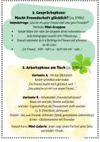 Vorschau - Unterrichtsreihen - 🍀Glücksunterricht: Stunde 2 – Freundschaft macht glücklich - Seite 2