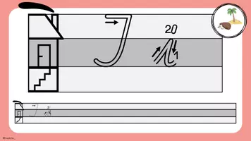 Vorschau - Präsentationen/Tafelbilder - Digitale Buchstabeneinführung Schulausgangsschrift SAS - Seite 3