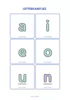 Voorbeeld - Magneettoppers letters en klanken - Pagina 1