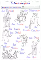Vorschau - Stundenentwürfe - Familienmitglieder & Stammbaum Klasse 1-2 ARBEITSHEFT - Seite 3