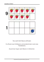 Vorschau - Arbeitsblätter - Lerngeschichten zu den verliebten Zahlen mit Zerlegungskarten - Seite 1