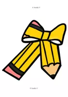 Vista previa - Manualidades / Dibujos para colorear - Moldes para moños escolares: Diseños de inclusión y efémerides (manualidades para maestras). - página 3