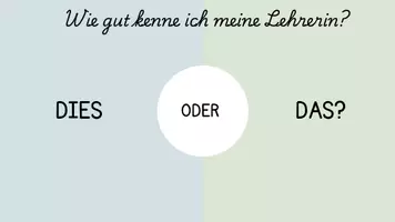 Vorschau - Präsentationen/Tafelbilder - Wie gut kenne ich meine Lehrerin, Spiel zum Schulstart - Deckblatt