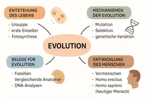Vorschau - Arbeitsblätter - Arbeitsblatt zum Thema "Evolution" + Onlineübung & MP3 + Mindmap + Infografik - Seite 3