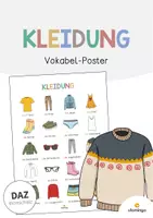 Vorschau - Poster - Vokabel-Poster: XXL Materialpaket für den DaZ- / DaF- bzw. Deutschunterricht - Seite 1