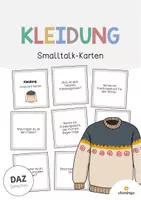 Vorschau - Spiele - Smalltalk-Karten: XXL Materialpaket für den DaZ- / DaF- bzw. Deutschunterricht - Seite 1