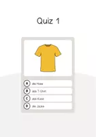 Vorschau - Spiele - Kleidung: Vokabel-Quiz (Spiel für den DaZ-, DaF- und Deutschunterricht) - Seite 3