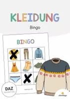 Vorschau - Spiele - Kleidung: Bingo (Spiel für den DaZ-, DaF- und Deutschunterricht) - Deckblatt