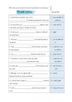 Vorschau - Arbeitsblätter - Modal Verbs Übungen mit Lösung - Seite 1