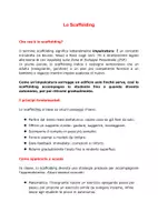 anteprima - Testo - Lo Scaffolding - Pagina di copertina
