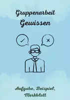 Vorschau - Arbeitsblätter - Gewissen & Dilemma: Gruppenarbeit mit Szenenspiel - Deckblatt