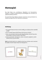 Vorschau - Spiele - Haustiere: Memospiel (Spiel für den DaZ-, DaF- und Deutschunterricht) - Seite 1