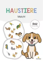 Vorschau - Spiele - Haustiere: Match! (Spiel für den DaZ-, DaF- und Deutschunterricht) - Deckblatt