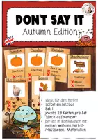 Vorschau - Spiele - Don't Say It Autumn Speaking Englisch Sek I - Deckblatt