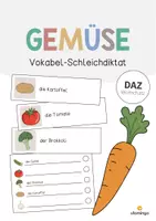 Vorschau - Arbeitsblätter - Gemüse: Vokabel-Schleichdiktat (Unterrichtsmaterial für den DaZ-, DaF- und Deutschunterricht) - Deckblatt