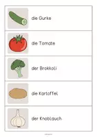 Vorschau - Arbeitsblätter - Gemüse: Vokabel-Schleichdiktat (Unterrichtsmaterial für den DaZ-, DaF- und Deutschunterricht) - Seite 2
