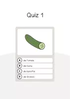 Vorschau - Spiele - Gemüse: Vokabel-Quiz (Spiel für den DaZ-, DaF- und Deutschunterricht) - Seite 3