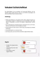 Vorschau - Arbeitsblätter - Obst: Vokabel-Schleichdiktat (Unterrichtsmaterial für den DaZ-, DaF- und Deutschunterricht) - Seite 1