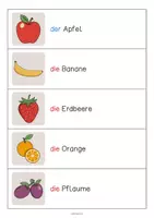 Vorschau - Arbeitsblätter - Obst: Vokabel-Schleichdiktat (Unterrichtsmaterial für den DaZ-, DaF- und Deutschunterricht) - Seite 2