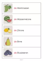 Vorschau - Arbeitsblätter - Obst: Vokabel-Schleichdiktat (Unterrichtsmaterial für den DaZ-, DaF- und Deutschunterricht) - Seite 3