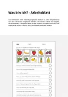 Vorschau - Arbeitsblätter - Obst: Was bin ich? - Arbeitsblatt (Aufgaben für den DaZ-, DaF- und Deutschunterricht) - Seite 1