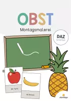 Vorschau - Spiele - Obst: Montagsmalerei (Spiel für den DaZ-, DaF- und Deutschunterricht) - Deckblatt