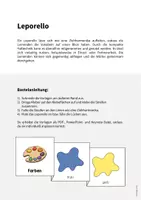 Vorschau - Mal- und Bastelvorlagen - Farben: Leporello (Vorlage für den DaZ-, DaF- und Deutschunterricht) - Seite 1