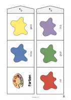 Vorschau - Mal- und Bastelvorlagen - Farben: Leporello (Vorlage für den DaZ-, DaF- und Deutschunterricht) - Seite 3