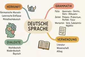 Vorschau - Arbeitsblätter - Arbeitsblätter zum Thema "Deutsche Sprache" + Lösung & MP3 + Mindmap - Seite 3